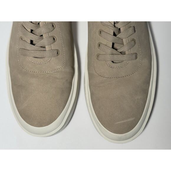 ABOUND Halen Men's Smooth Faux Leather‎ Lace-Up Sneakers Beige Nomad Sz 10.5 EUC - Picture 3 of 9